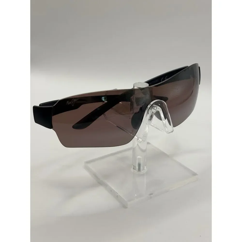 Maui Jim Night Dive MJ521-03M Brown Shield Sunglasses Made in Japan
